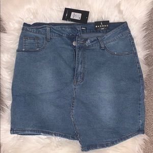 Fashion nova denim skirt